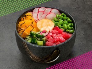Поке с тунцом и рисом